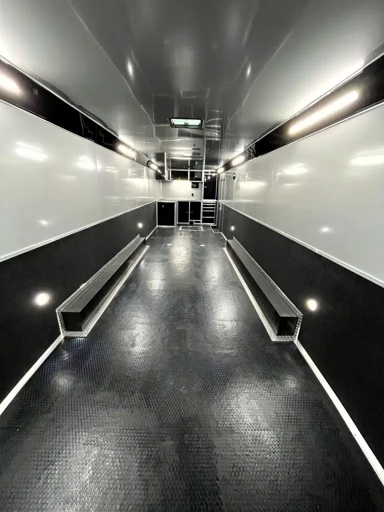 Enclosed Car Trailer 2025 34′ Haulmark Edge w/Wide Rear Opening & Premium Stereo System #9530 - detail view 4