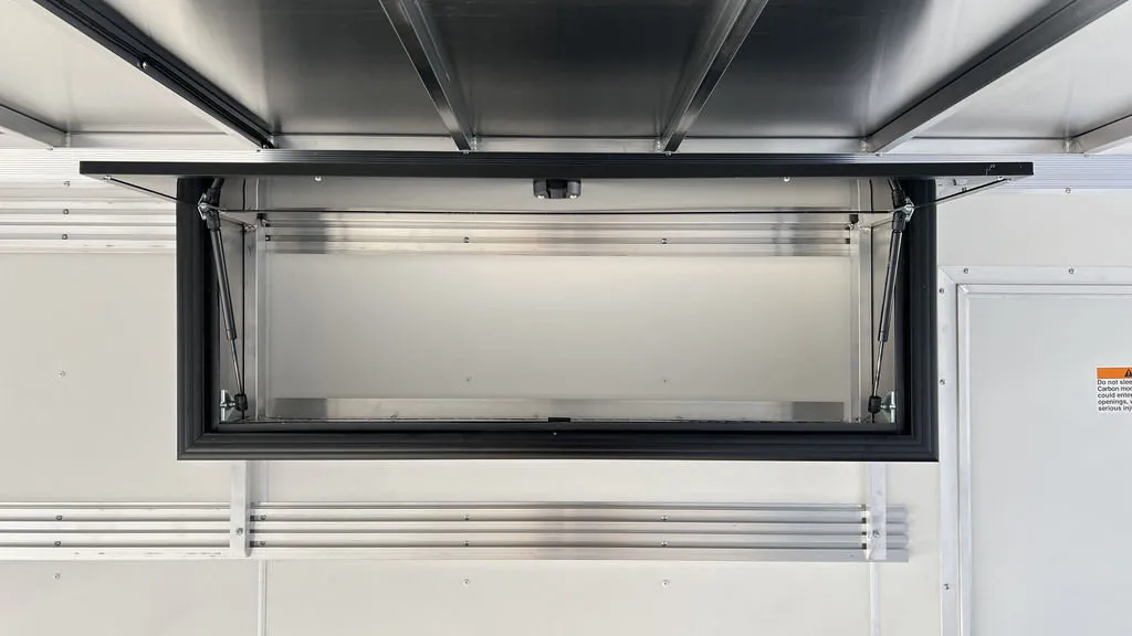2024 Sno Pro 7.5×22 Aluminum 4-Place Drive In/Out w/Extra Height, Mats & Guides, Canopy - detail view 13