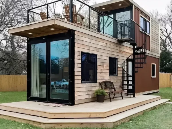 2 Story Shipping Container Home With Rooftop