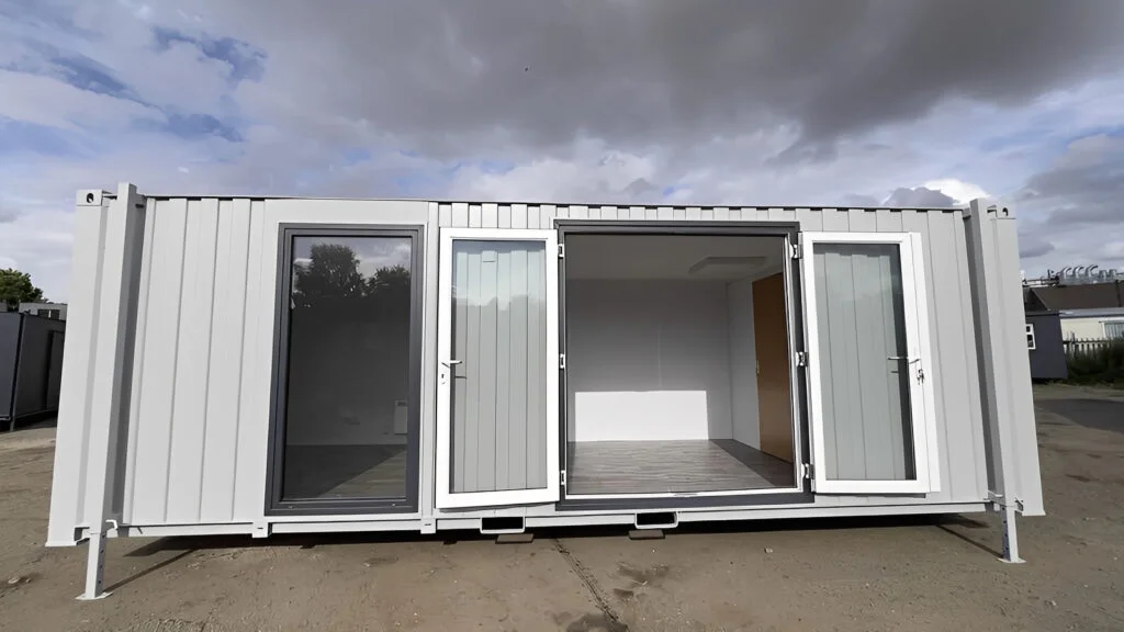 24ft x 9ft Site Office with Toilet – Sales Office / Marketing Suite / Portable Site Cabin - interior view