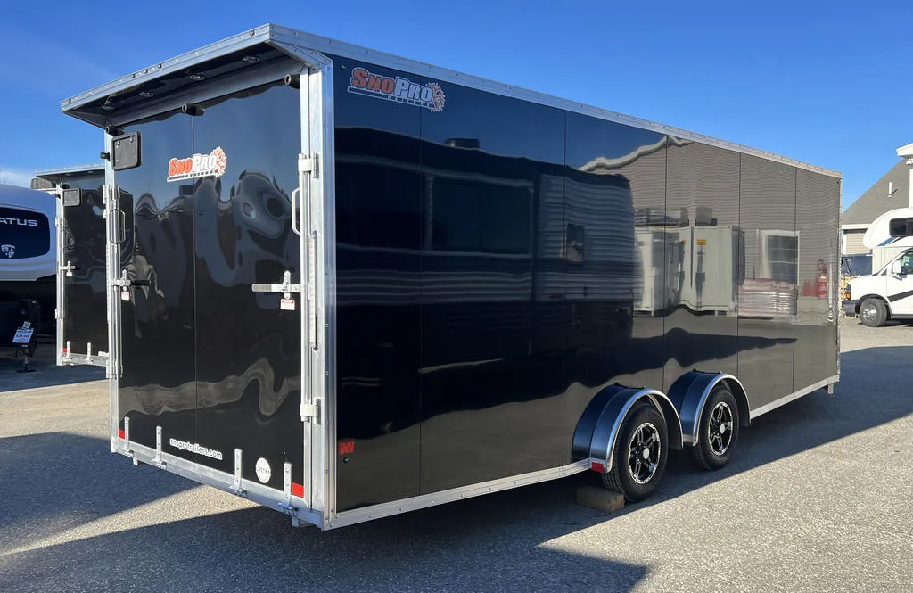 2024 Sno Pro 7.5×22 Aluminum 4-Place Drive In/Out w/Extra Height, Mats & Guides, Canopy - detail view 21