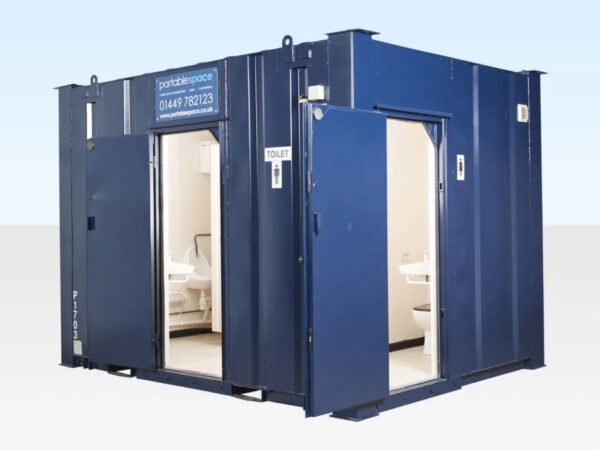 12Ft x 9Ft 2+1 Jackleg Toilet Cabin