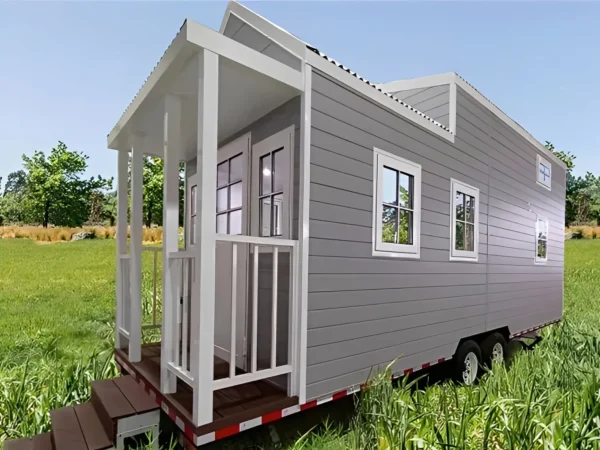 Insulated Aluminum Tiny Prefab House On Wheels