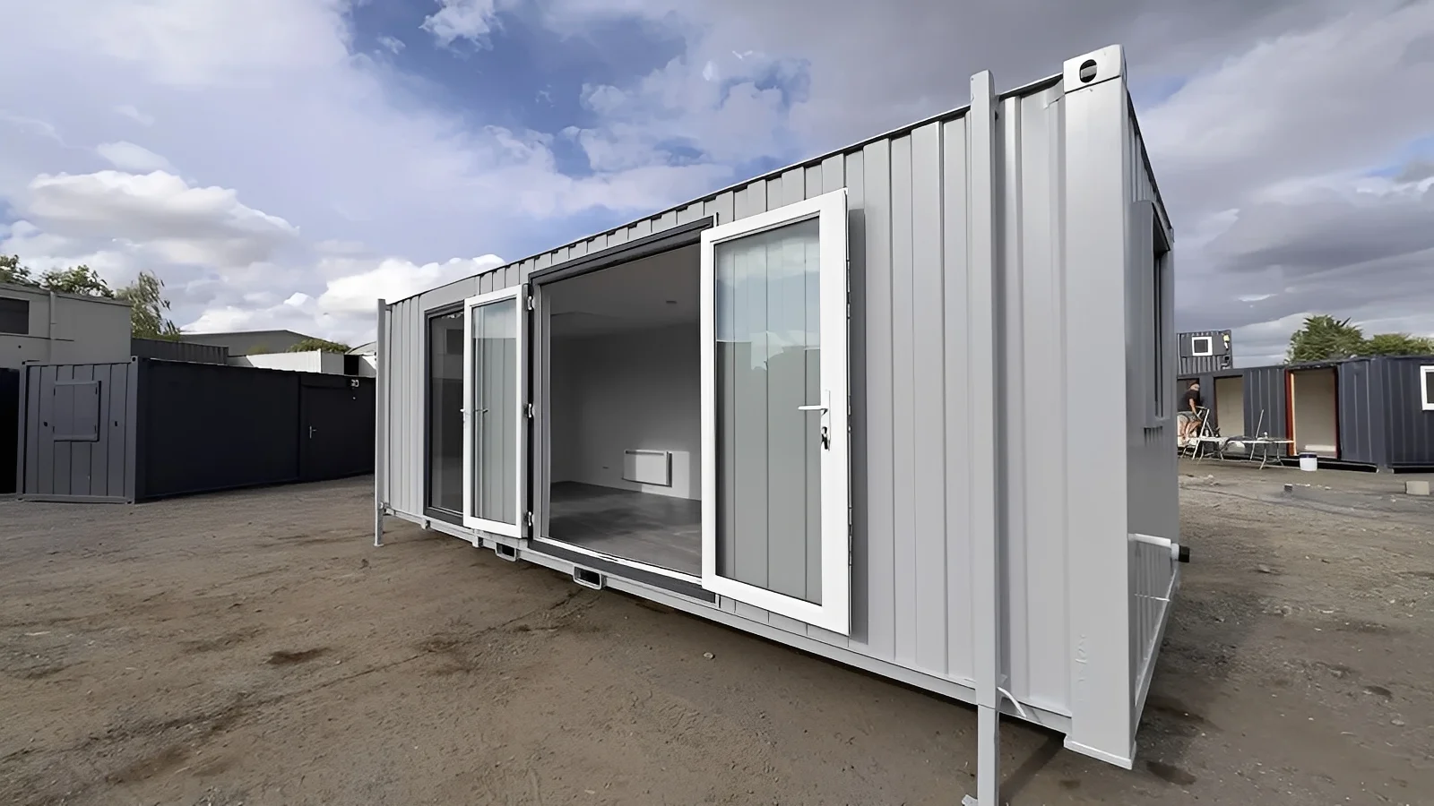 24ft x 9ft Site Office with Toilet – Sales Office / Marketing Suite / Portable Site Cabin - detail view 6
