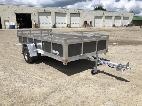 2022 Mission Trailers 6×12 Aluminum Open Utility w/Integrated Rear Ramp