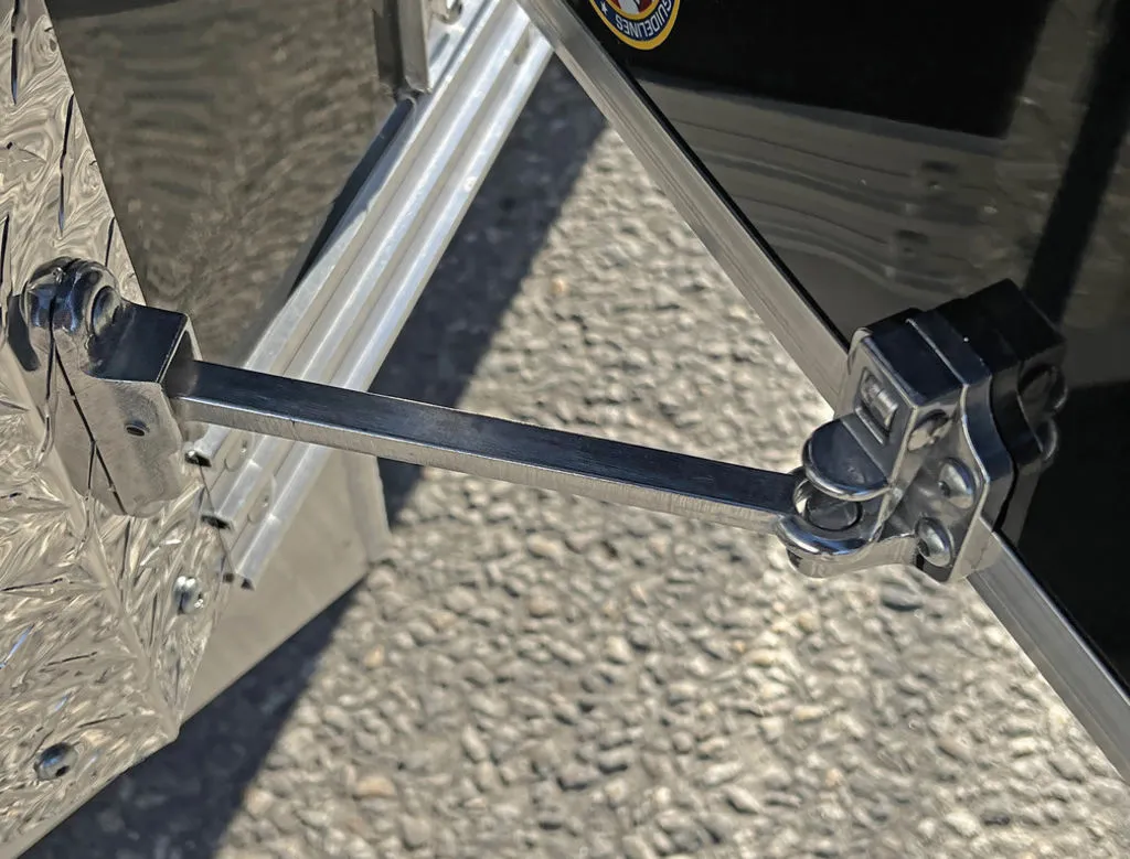 2024 Sno Pro 7.5×22 Aluminum 4-Place Drive In/Out w/Extra Height, Mats & Guides, Canopy - detail view 7