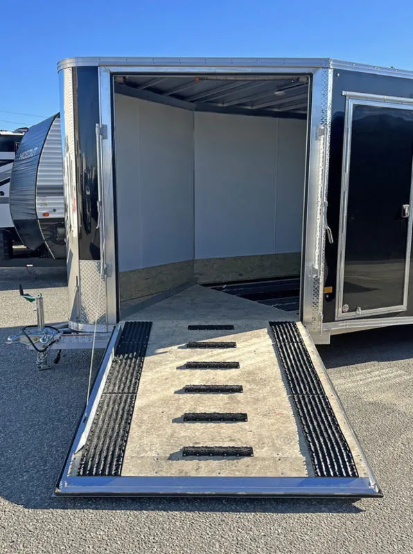 2024 Sno Pro 7.5×22 Aluminum 4-Place Drive In/Out w/Extra Height, Mats & Guides, Canopy - detail view 16