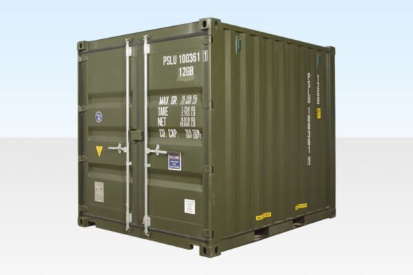 8Ft One Trip Shipping Container (Green)