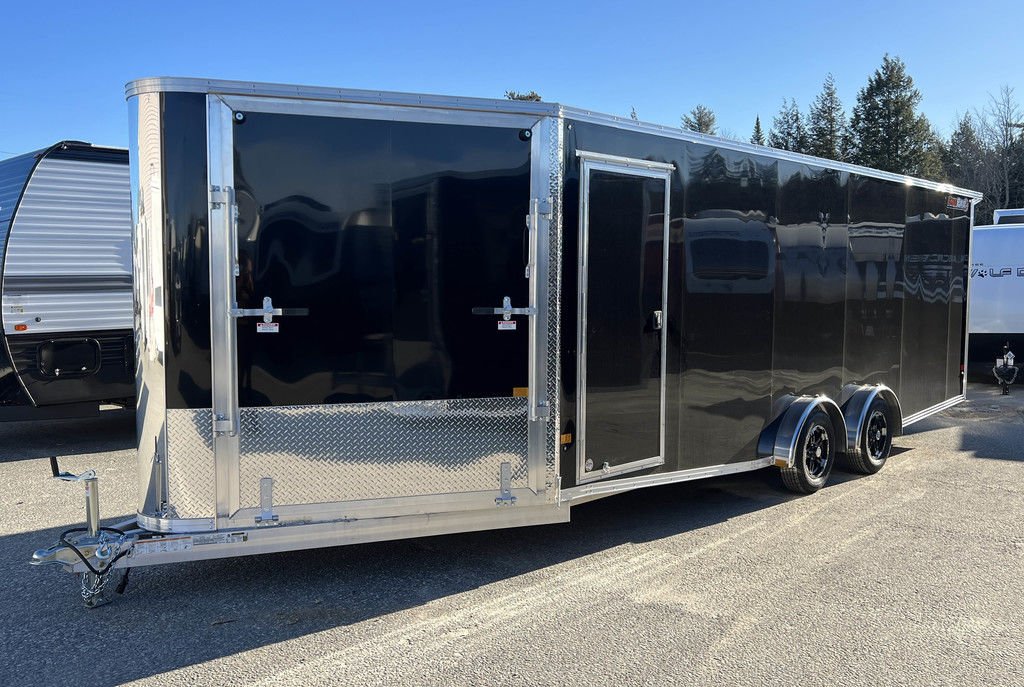 2024 Sno Pro 7.5×22 Aluminum 4-Place Drive In/Out w/Extra Height, Mats & Guides, Canopy - detail view 4