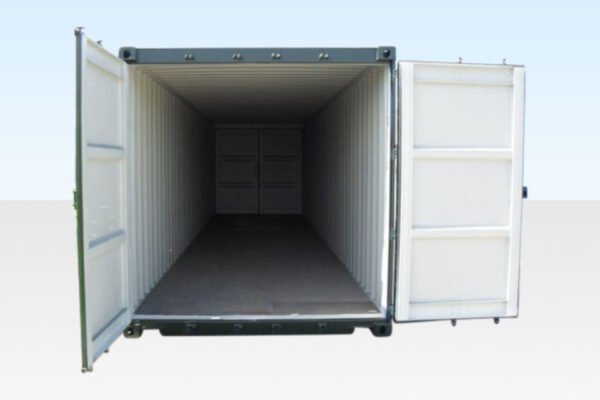 30Ft X 8Ft Shipping Container One Trip – Cut Down - side view