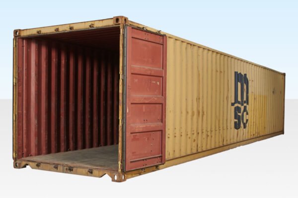40Ft X 8Ft Used Shipping Container – Standard - side view