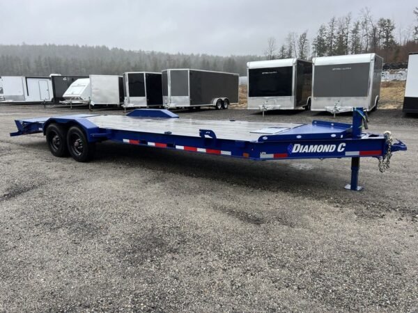 2022 Diamond C 7×24 20K Low Profile Equipment Trailer w/Max Ramps