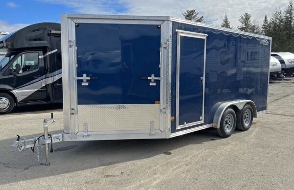 2023 High Country 7.5×14 Aluminum 2/3-Place Drive In/Out w/Tapered Ramp Doors