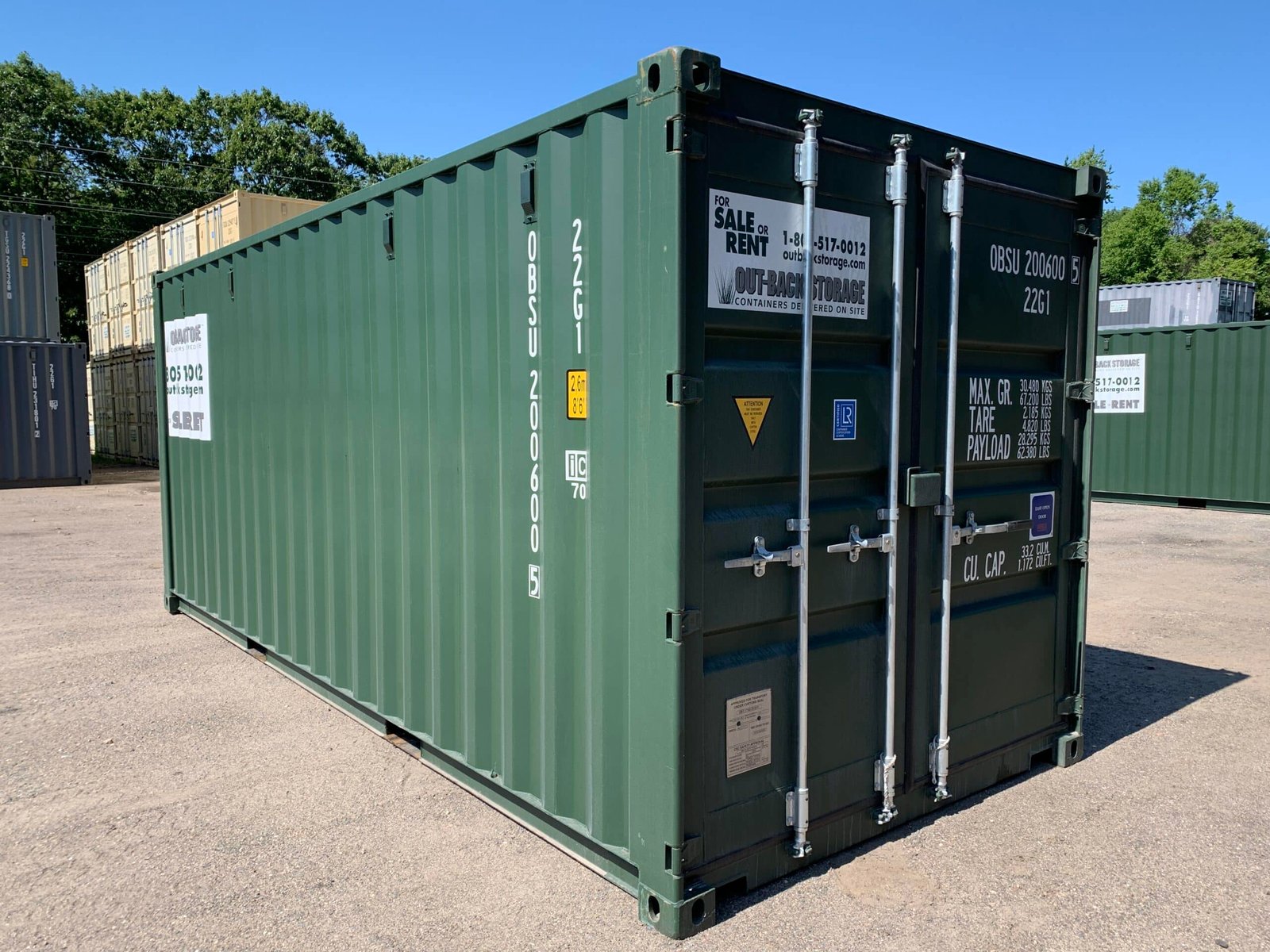 30Ft X 8Ft Shipping Container One Trip – Cut Down - detail view 3