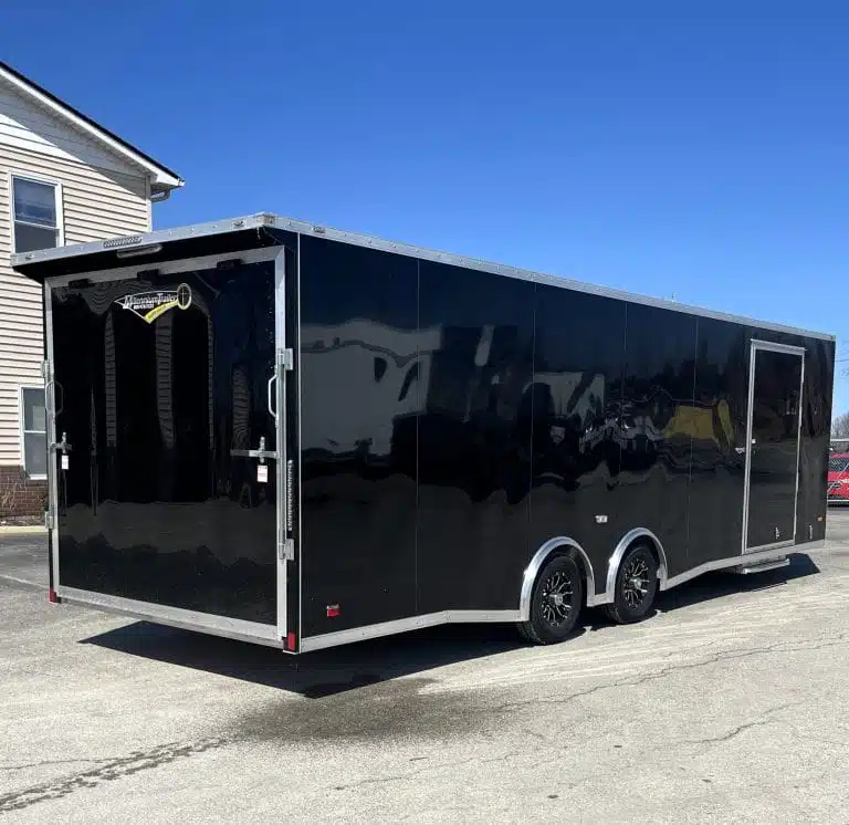 Enclosed Car Hauler 2026 26ft. Aluminum Blaze w/Finished Interior & Aluminum Wheels 1041 - interior view