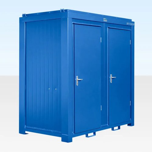 1+1 Double Mains Toilet 8Ft x 5Ft (Blue)