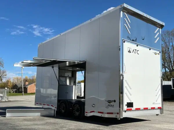 Enclosed ATC Car Trailer 2026 22ft. Aluminum Stacker…