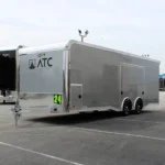 Enclosed Car Hauler 2026 28ft. Extreme w/6K Torsion Spread Axles, Finished Interior w/Cabinets & Alum. Wheels 0592 - interior view