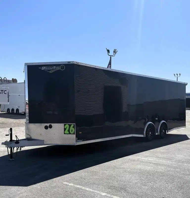 Enclosed Car Hauler 2026 26ft. Aluminum Blaze w/Finished Interior & Aluminum Wheels 1041 - detail view 3